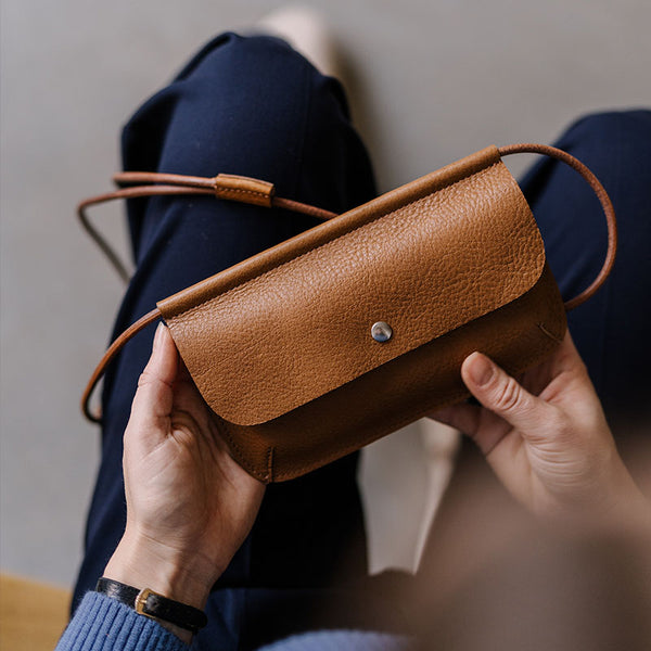 keecie Hang On - Cognac used look