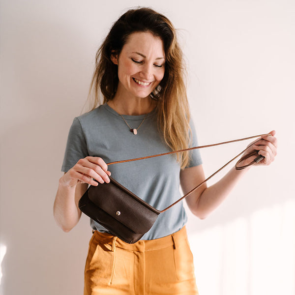 keecie Hang On - Dark Brown used look