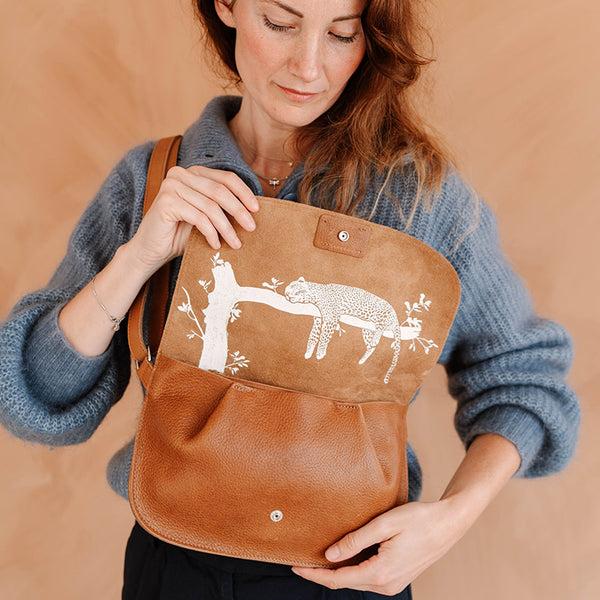 keecie Lazy Boy - Cognac used look