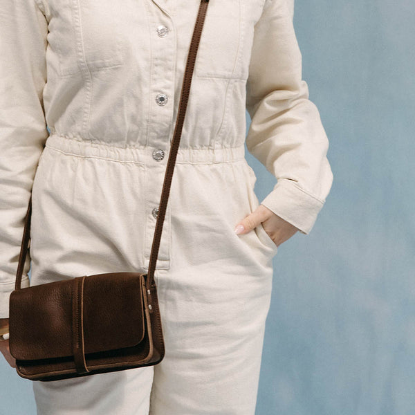 keecie Lunch Break - Dark Brown used look