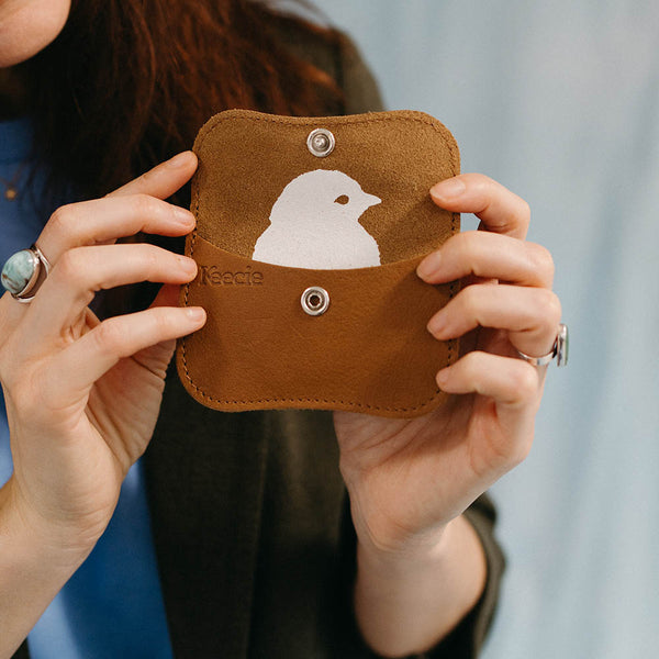 keecie Mini Me - Cognac used look