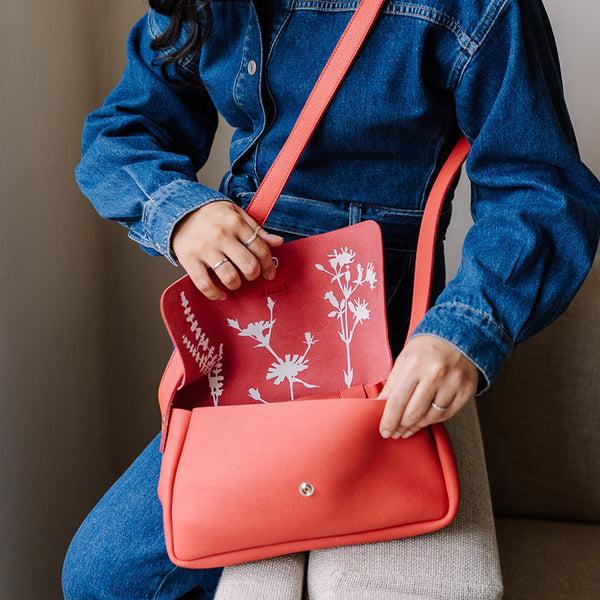 keecie Picking Flowers Medium - Coral