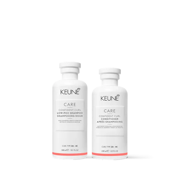 keune Confident Curl Shampoo + Conditioner