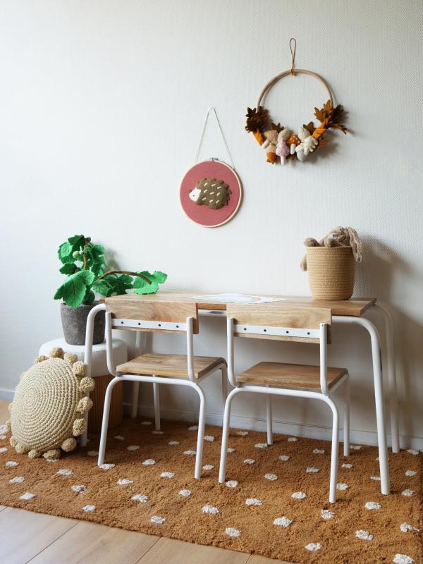 KidsDepot Kindertafels - en stoelen Original stoel set van 2