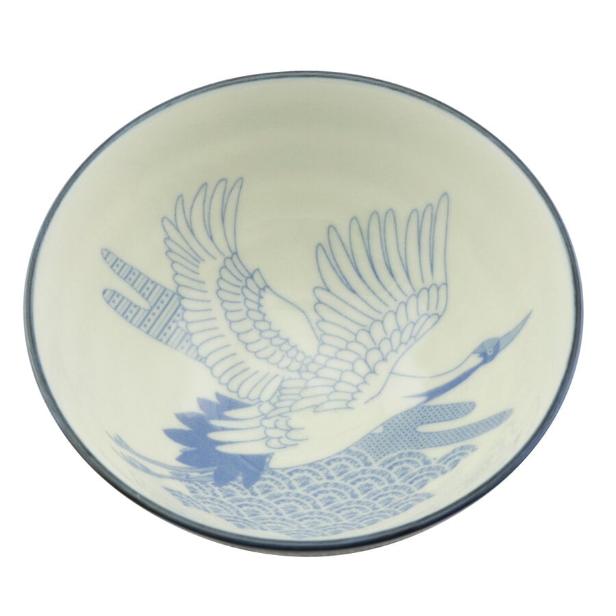 Kitchen Trend Japans Rijstkommetje Donkere Kraanvogel