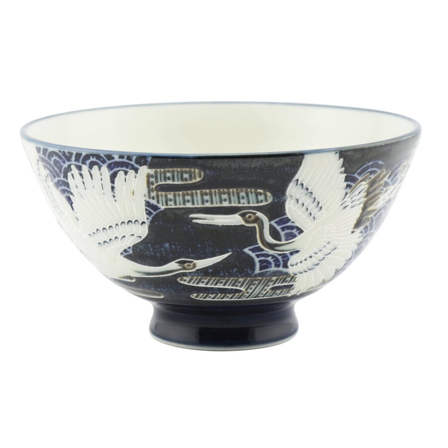 kitchen trend Japans rijstkommetje donkere kraanvogel