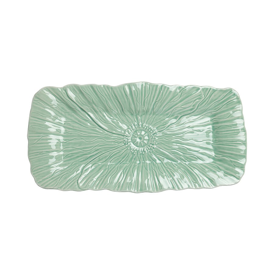 kitchen trend Cakeschaal papaver 37cm lichtgroen