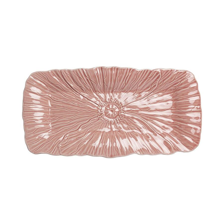 kitchen trend Cakeschaal papaver 37cm roze