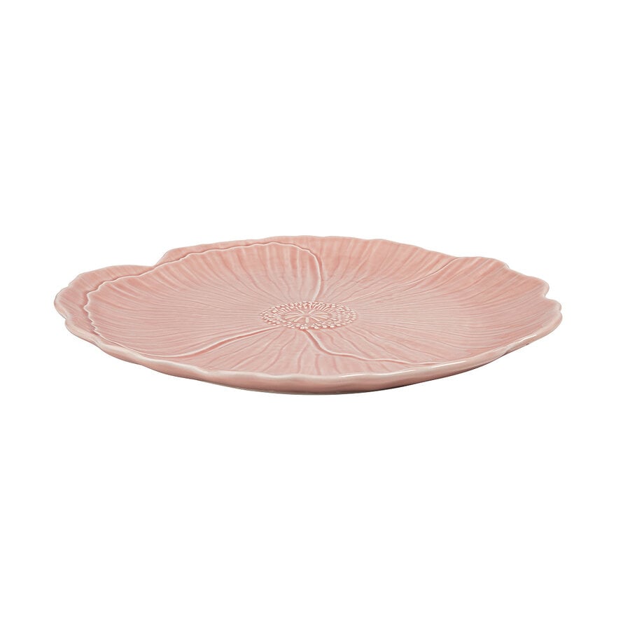 Kitchen Trend Dinerbord Papaver 28cm Roze