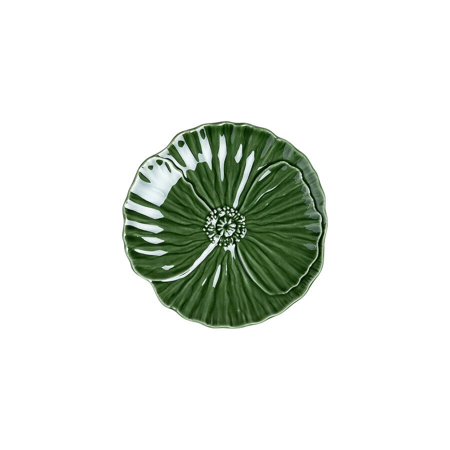 kitchen trend Gebaksbord papaver 15cm groen