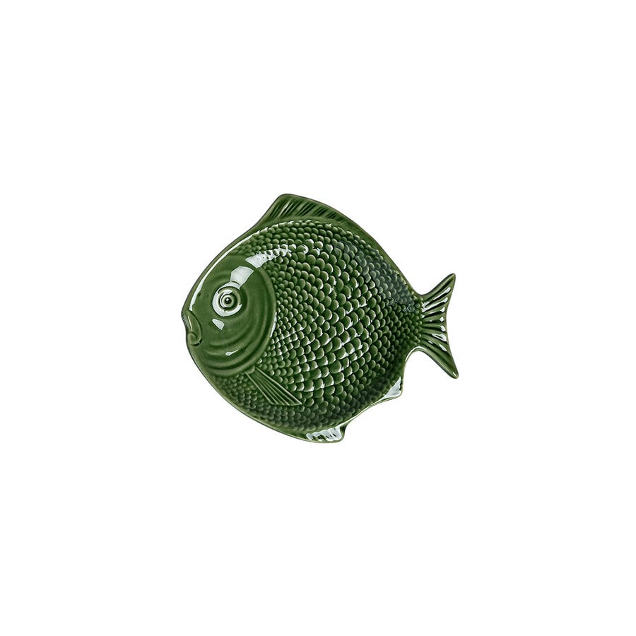 kitchen trend Gebaksbord vis rond 16cm groen