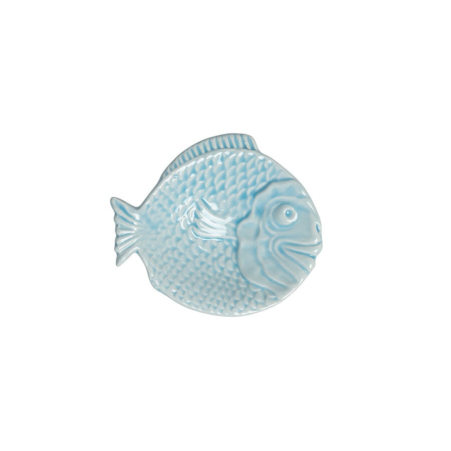 kitchen trend Minibordje vis rond 12cm lichtblauw