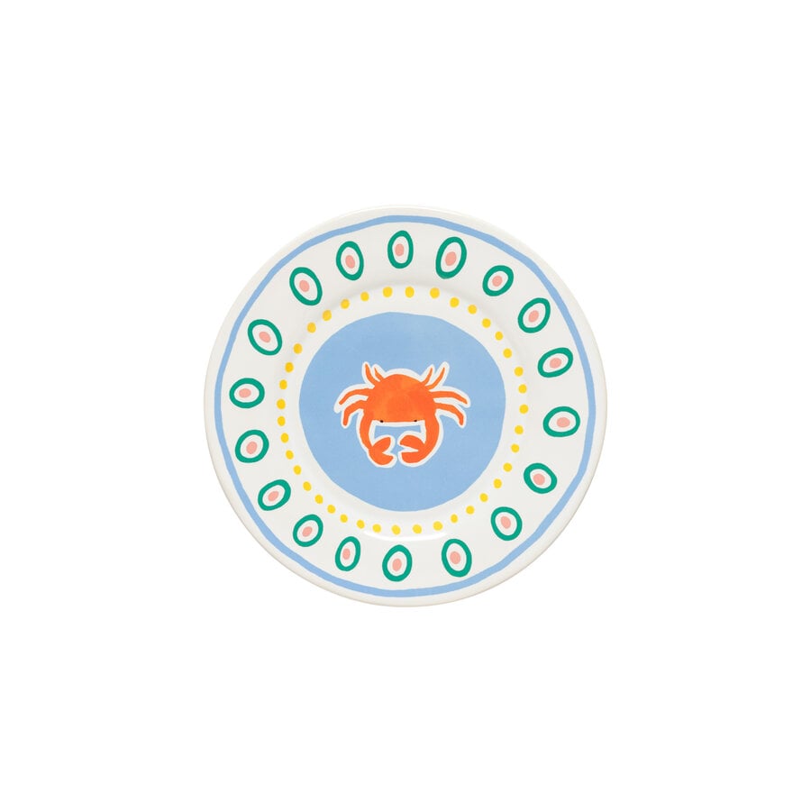 kitchen trend Ontbijtbord 22cm Summerbliss krab