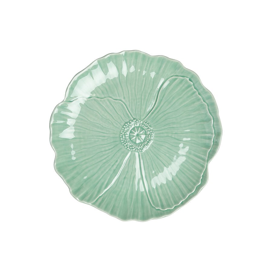 kitchen trend Ontbijtbord papaver 20cm lichtgroen