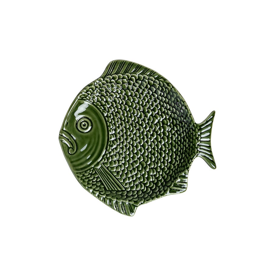 kitchen trend Ontbijtbord vis 23cm groen