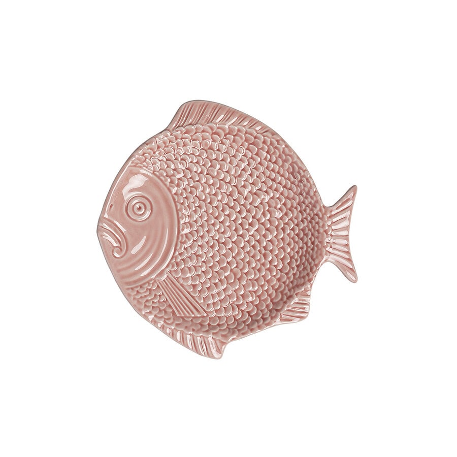 kitchen trend Ontbijtbord vis 23cm roze