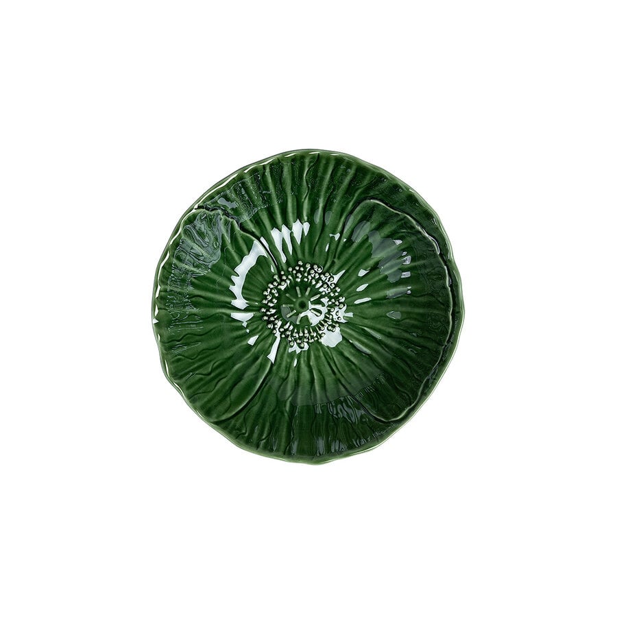 Kitchen Trend Slaschaal Papaver 28cm Groen