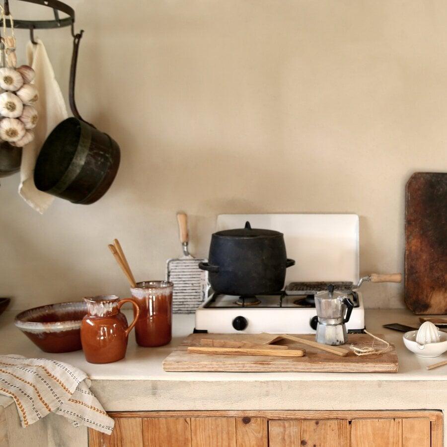 Kitchen Trend Pollepelpot 17cm Poterie Caramel-Latte