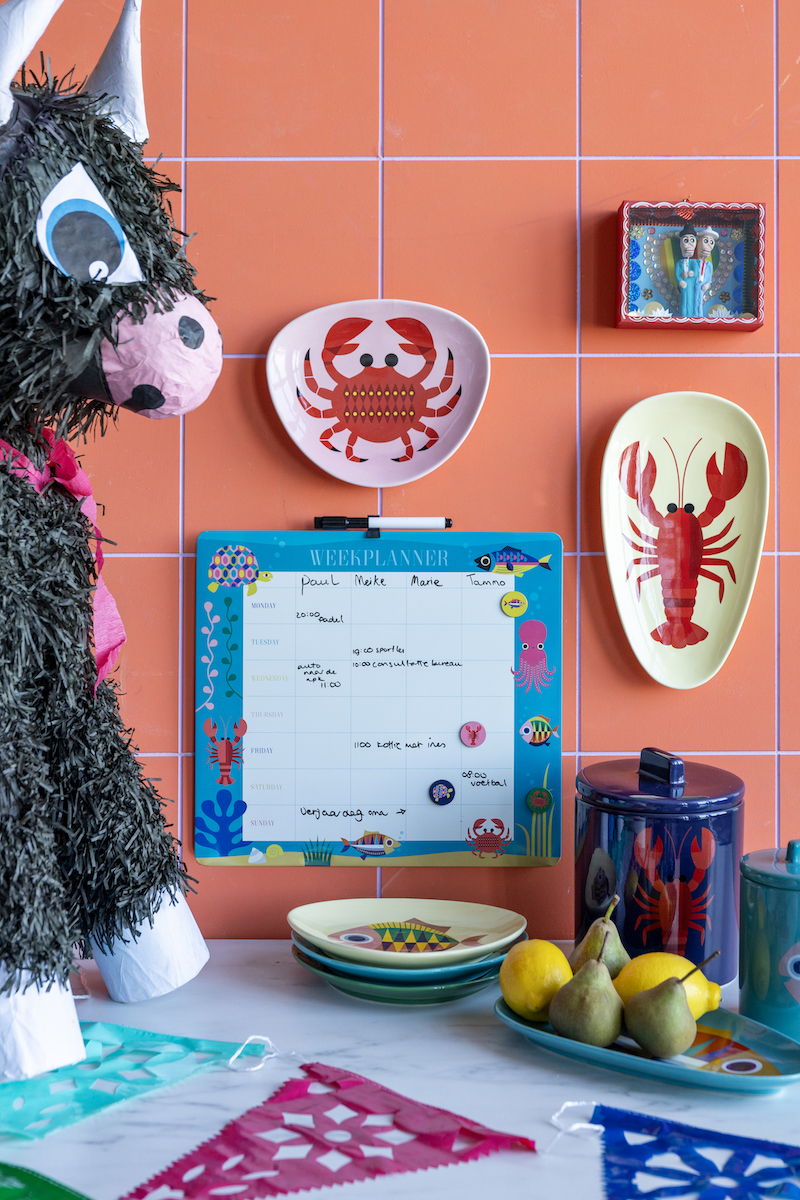 Kitsch Kitchen Bord Small Sealife Vis