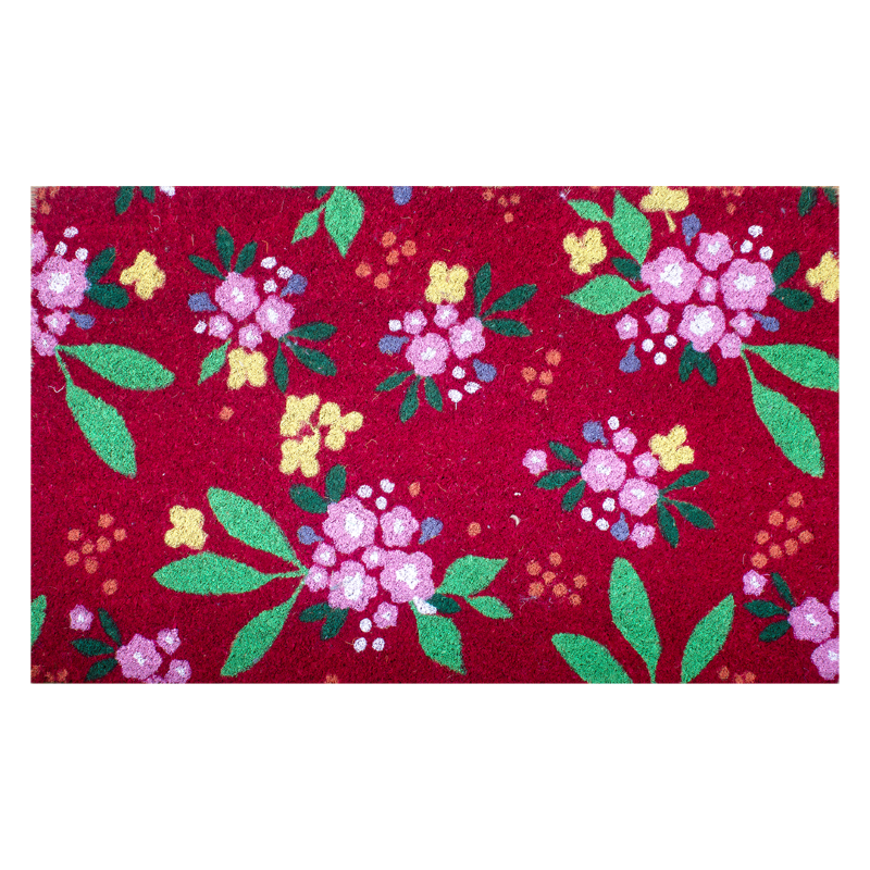 kitsch kitchen Deurmat Flores roze