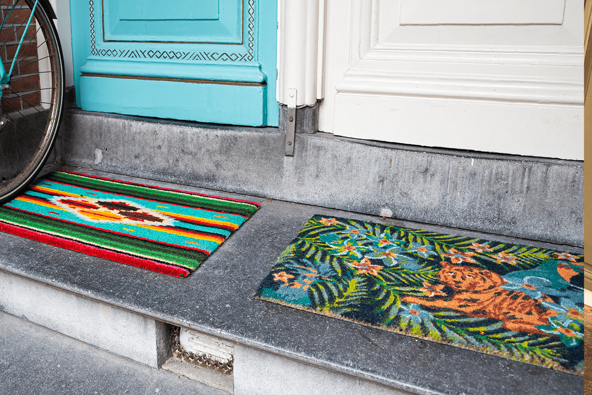 Kitsch Kitchen Deurmat Tropical