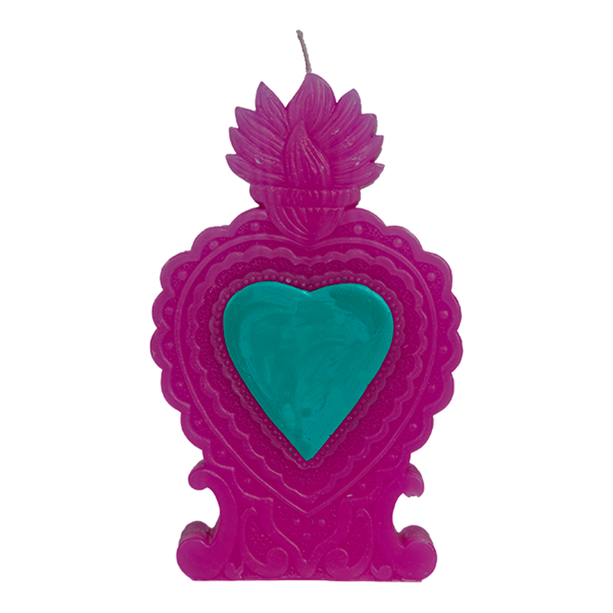 kitsch kitchen Kaars Milagro Heart fuchsia