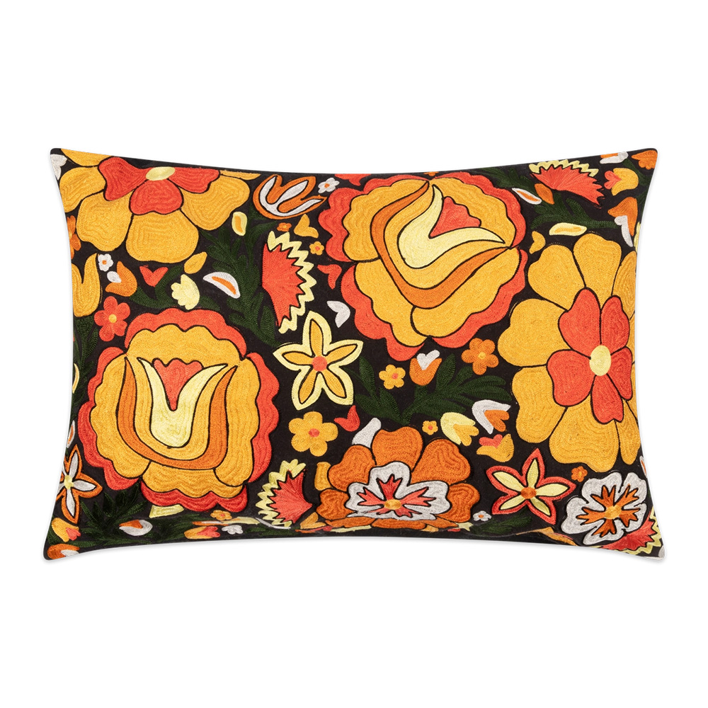 kitsch kitchen Kussen Flores geel