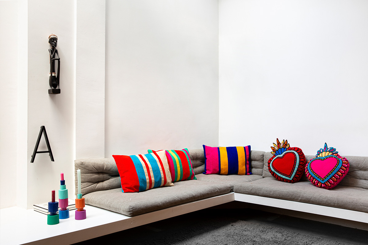 Kitsch Kitchen Kussen Milagro Hart Rood – 61 X 45 Cm