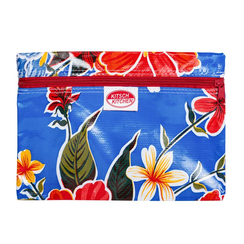 kitsch kitchen Make-up tasje blauw