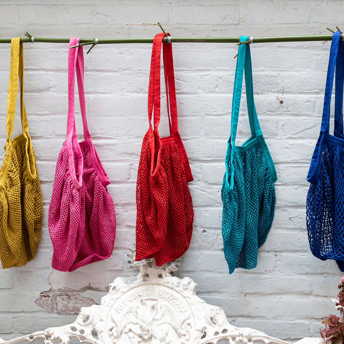 Kitsch Kitchen Net Tas Rood