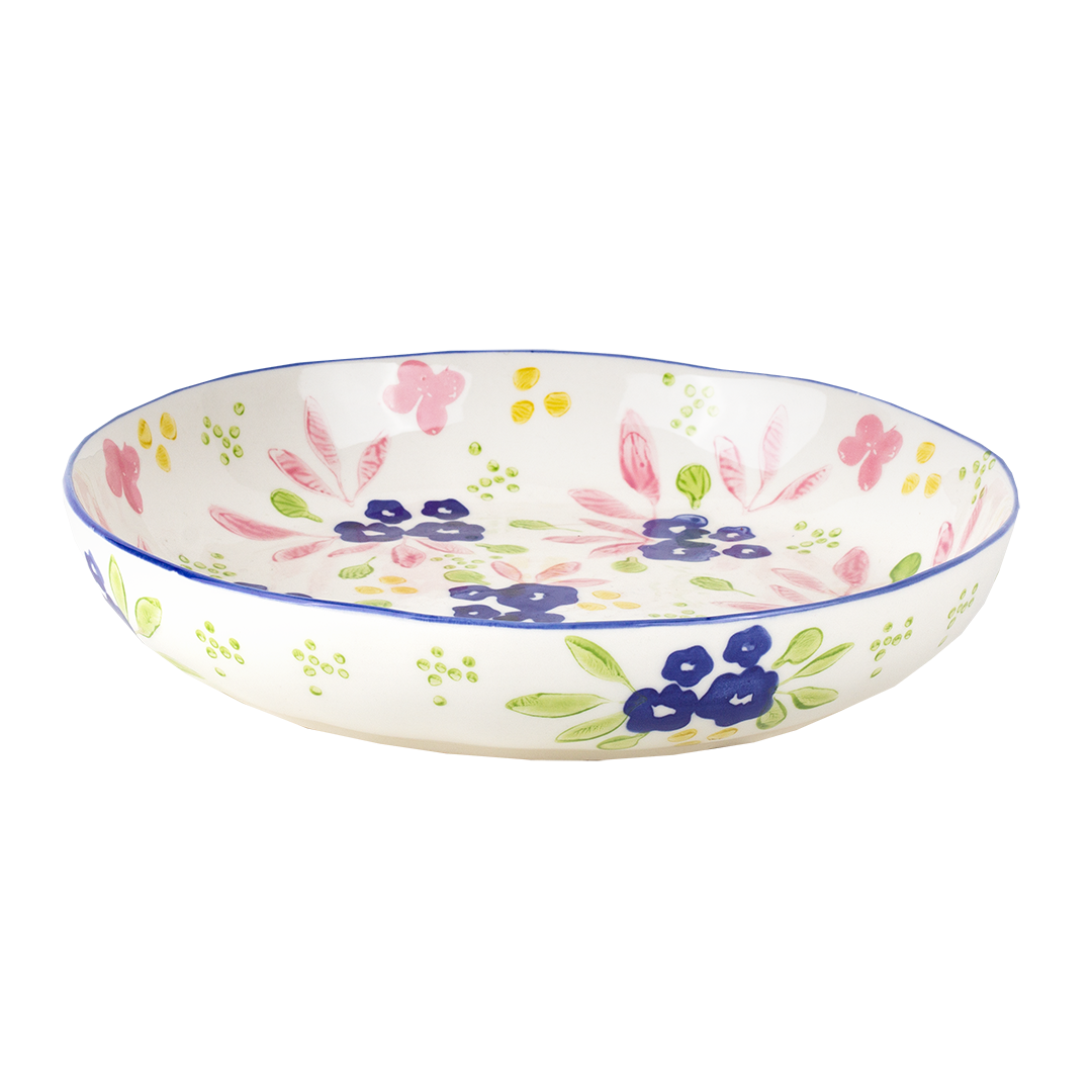 kitsch kitchen Pasta plate Mercado de Flores – blauw