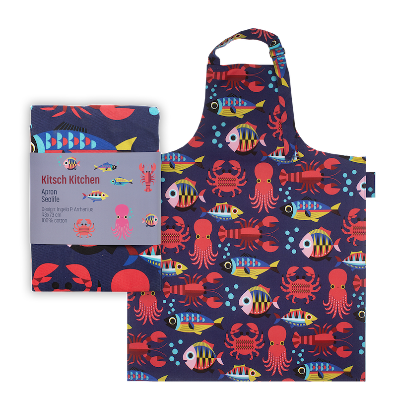 Kitsch Kitchen Schort Sealife