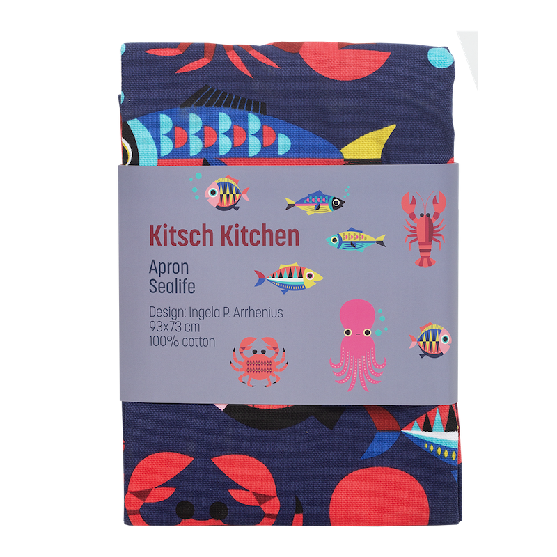 Kitsch Kitchen Schort Sealife