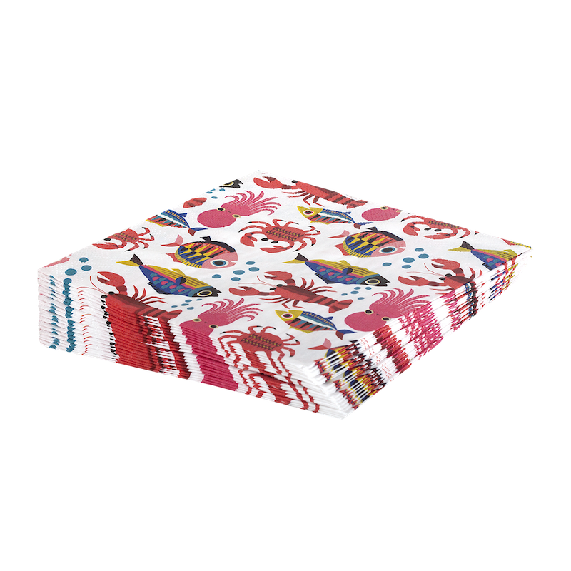 Kitsch Kitchen Servetten Sealife