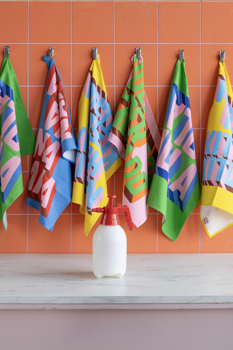 Kitsch Kitchen Theedoek Streetstyle Hola