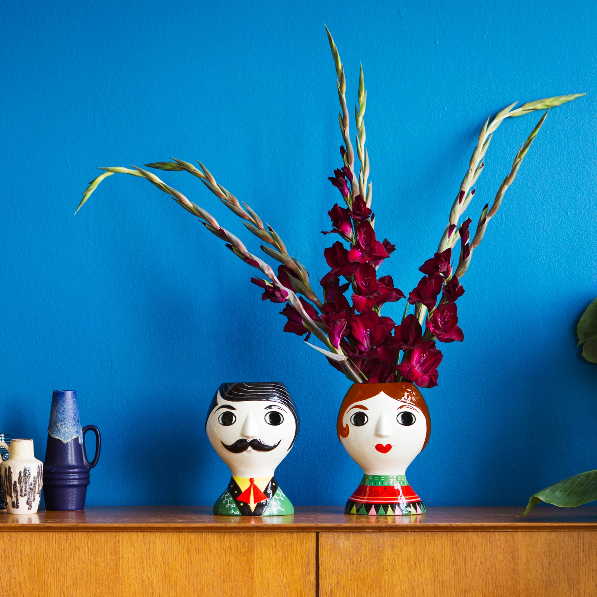 Kitsch Kitchen Vaas Señora