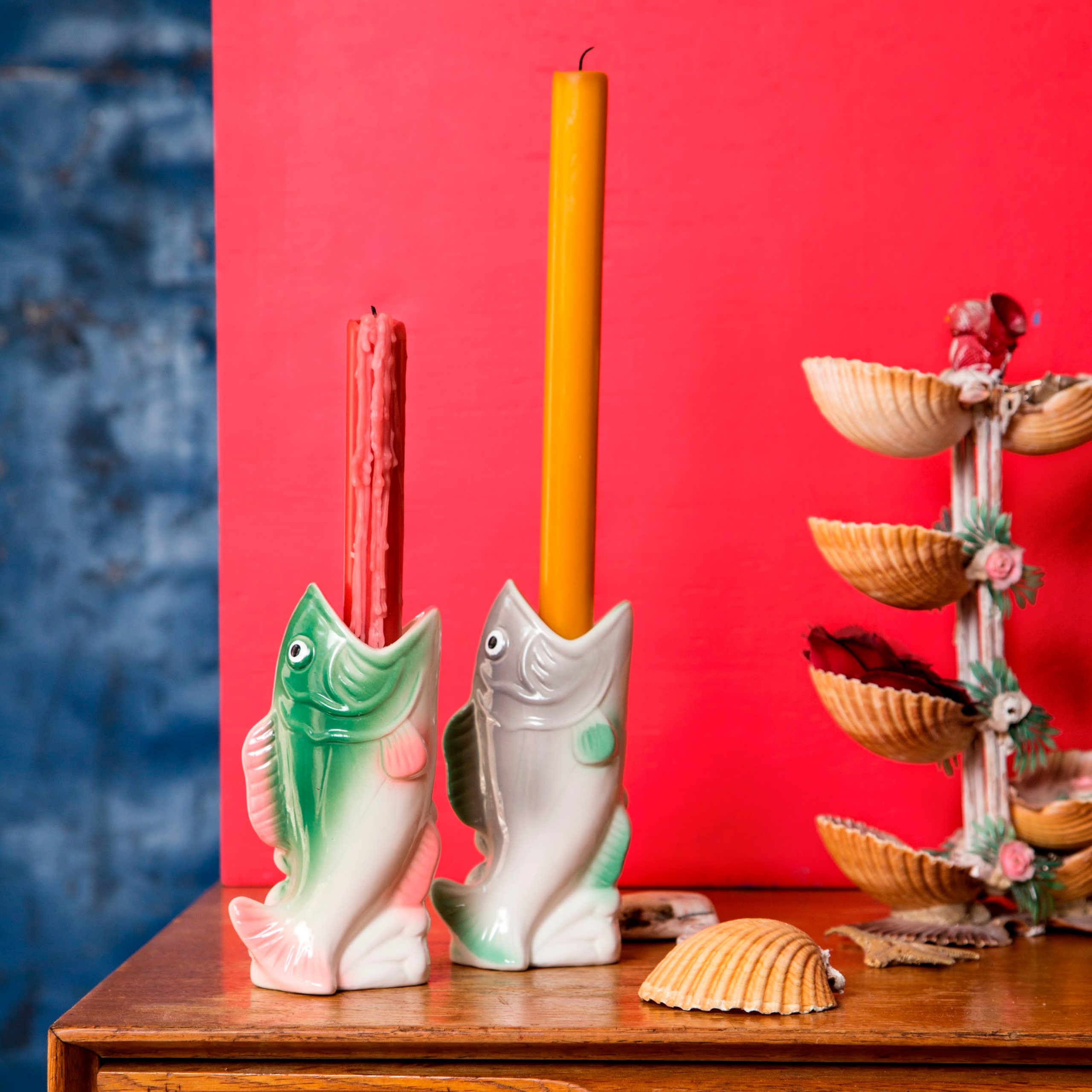 Kitsch Kitchen Vaas Vis – Blauw