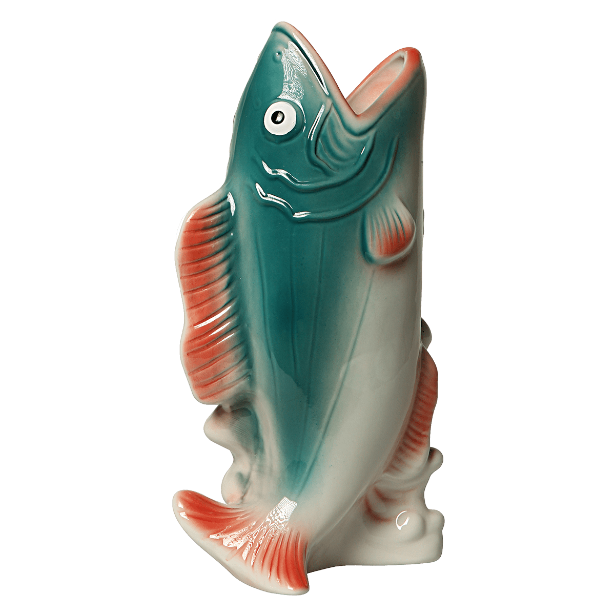 kitsch kitchen Vaas Vis – Blauw