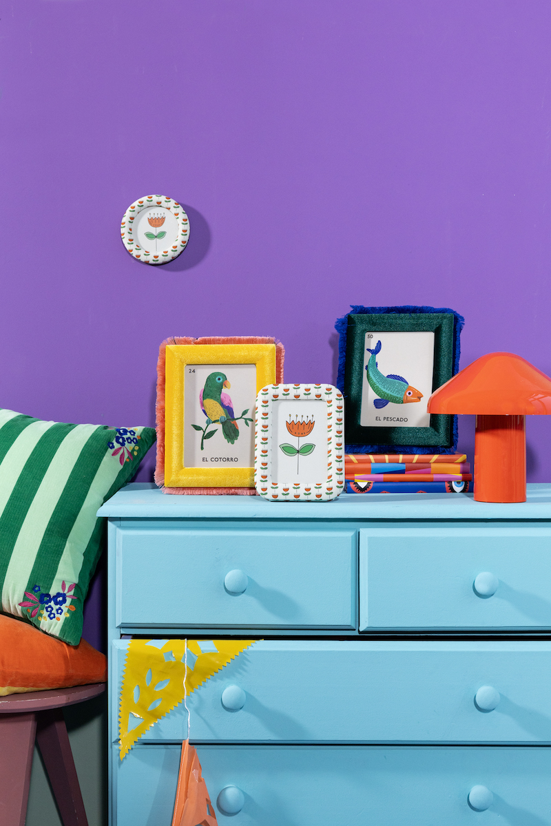 Kitsch Kitchen Velvet Fotolijst 10 X 15cm Geel