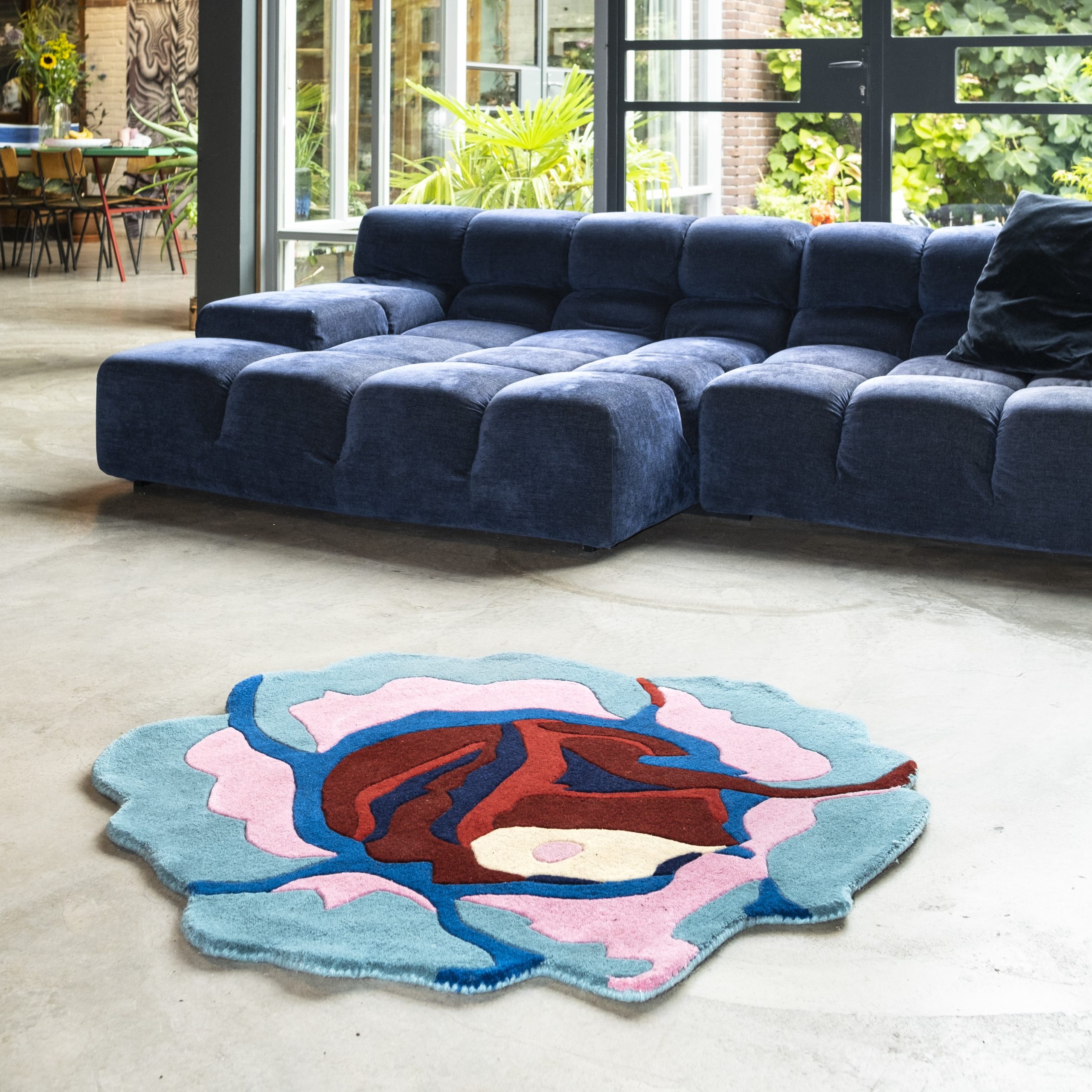 Kitsch Kitchen Vloerkleed Rose Mint