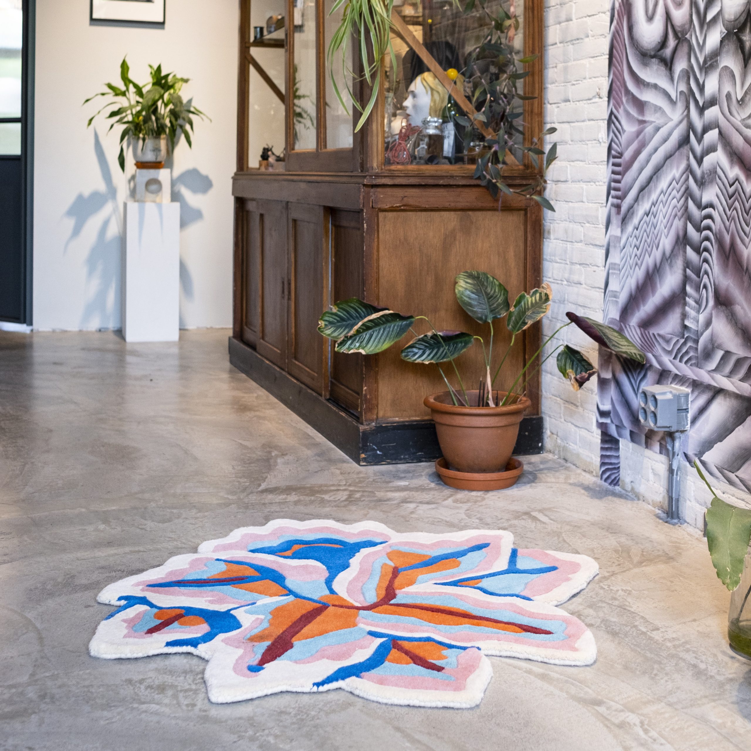 Kitsch Kitchen Vloerkleed Sword Lily Multi