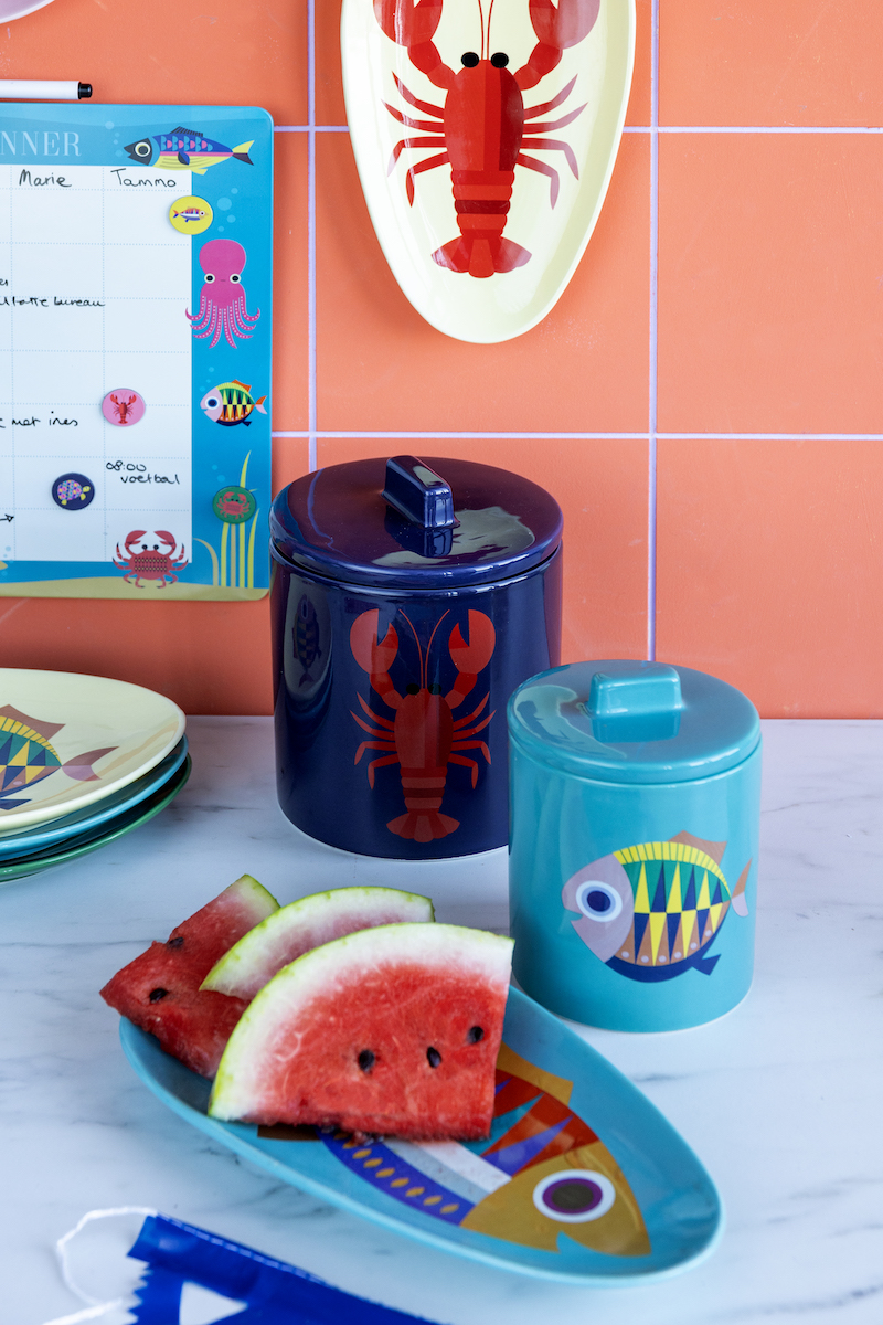 Kitsch Kitchen Voorraadpot Sealife Vis S