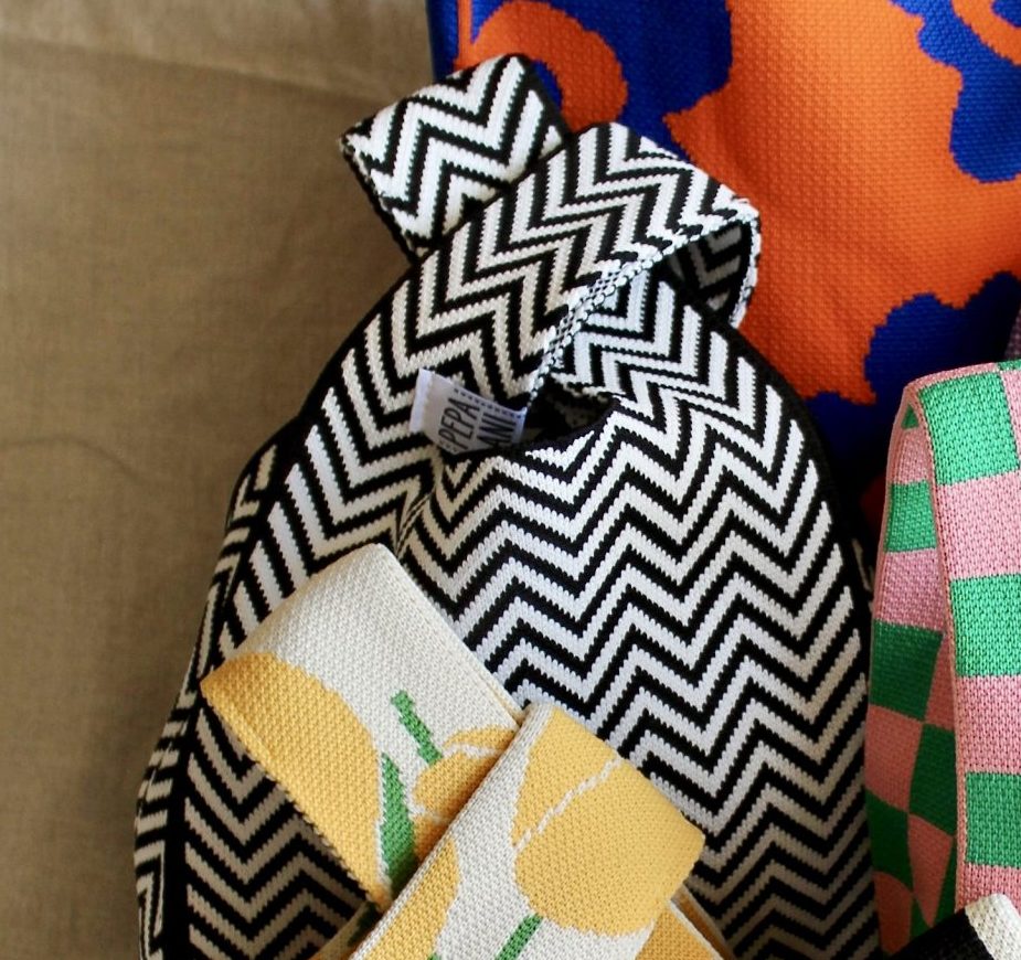 Kitsch Kitchen Poppy Bag Pepa Lani – Paars Met Blokken