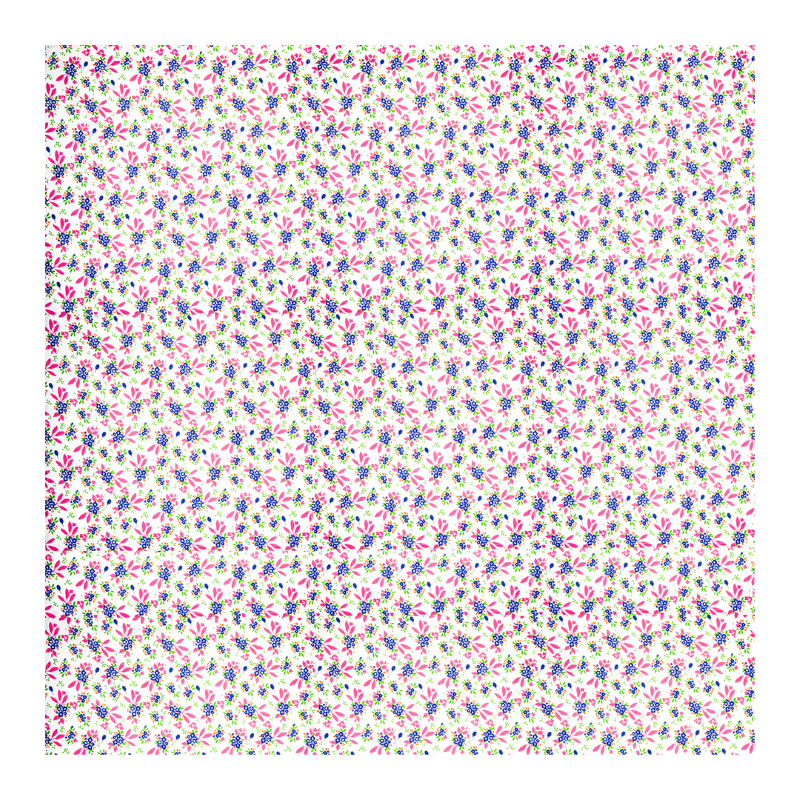 kitsch kitchen Tafelkleed Mercado de Flores (150×150) – blauw