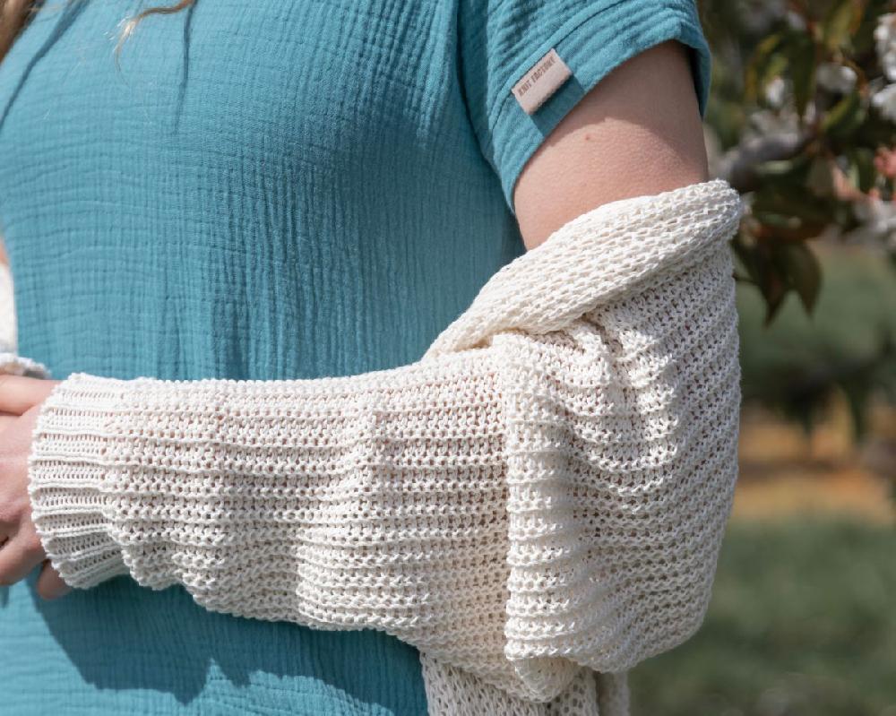 Knit Factory Daisy Kort Gebreid Vest Oud Roze - 40/42