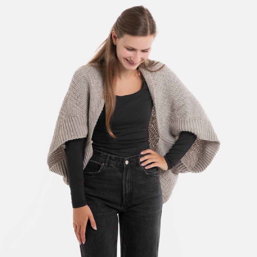 Knit Factory Amber Bolero Iced Clay