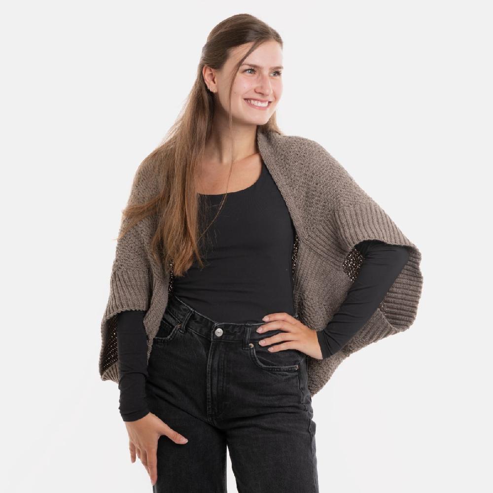 Knit Factory Amber Bolero Marron