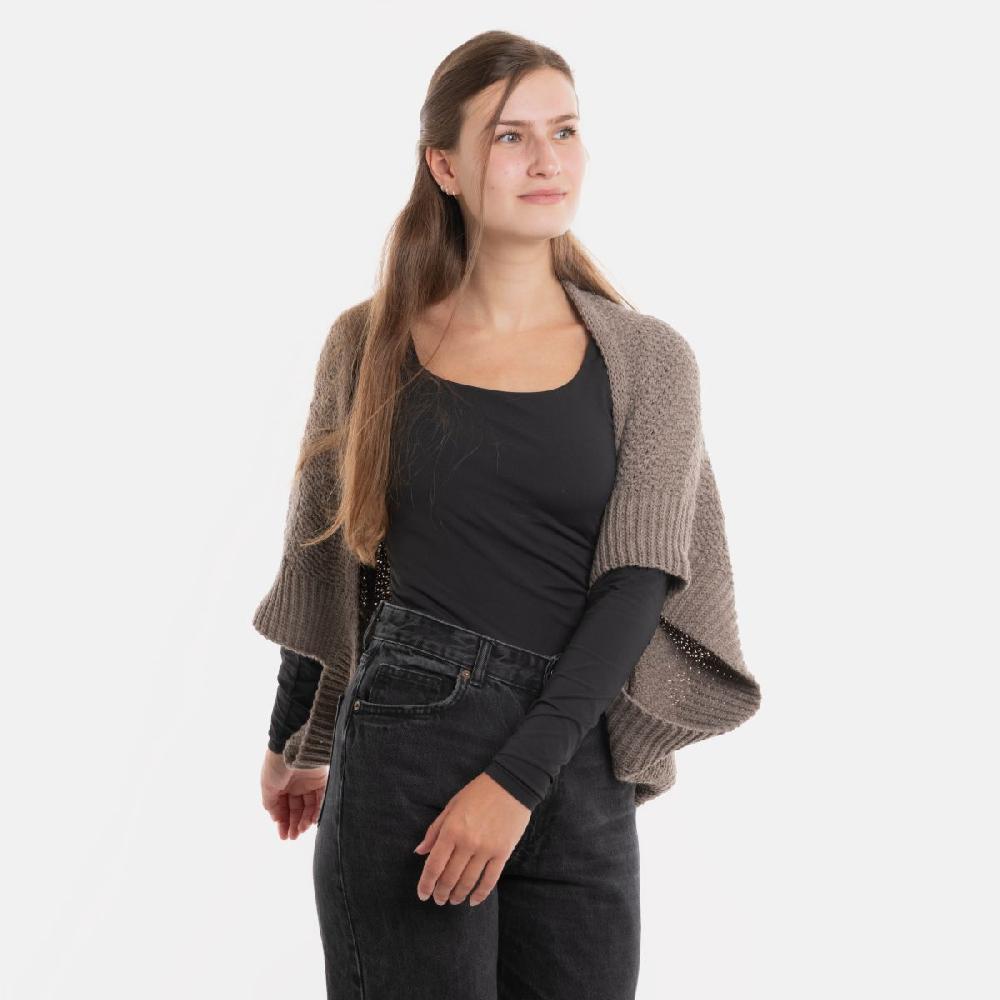 Knit Factory Amber Bolero Marron