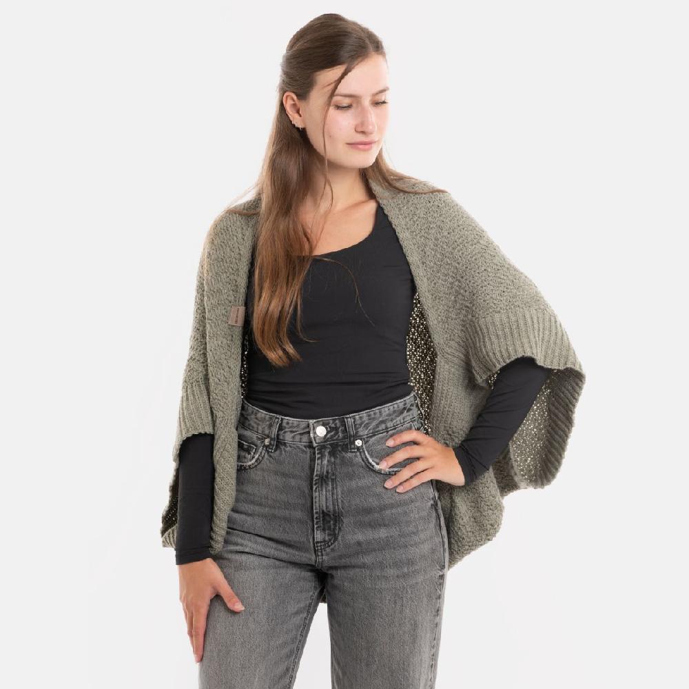 Knit Factory Amber Bolero Urban Green