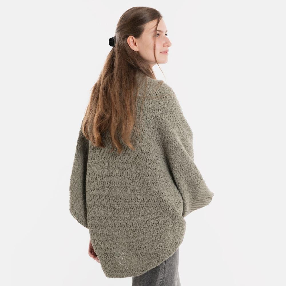 Knit Factory Amber Bolero Urban Green